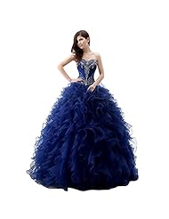 Strapless Sweetheart  Satin/Tulle Beaded Pleated  Ball Gown Pageant Dress/Prom Dress/Quinceanera Dress/Party Dress 