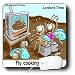 Londons Times Funny Bugs and Slugs Cartoons - Fly Cooking Shows - Mouse Pads Image