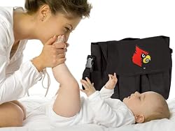 Louisville Cardinals Diaper Bag Official NCAA College Logo Deluxe University of Louisville - Baby Bag - BEST Baby Shower GIFT for New Dad, Father or New Mom Mother GIFTS