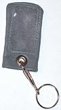 Supple Leather Remote Cover Case w Key-Ring Often a Good Fit for Infinity, Toyota, Dodge, Chrysler, Nissan, Jeep (GRAY)