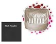 Comfort Sac Junior Sac Black Faux Fur By Elite Furniture