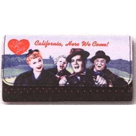 I Love Lucy Collectibles California Here We Come Wallet Billfold