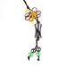 Hand Crafted Cellular Phone Charm - Onyx - Hourglass