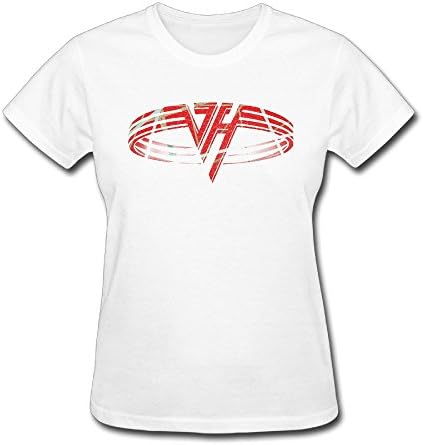 Women Van Halen Logo 1984 Hot For Teacher Classic Short Sleeve Tshirt Cotton