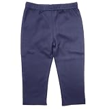 Little Green Radicals organic Fairtrade cotton, mix and match Leggings (Navy, 0-6 Months)
