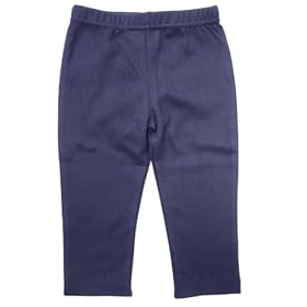 Little Green Radicals organic Fairtrade cotton, mix and match Leggings (Navy, 0-6 Months)