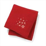 NEW Beautiful Snowflake Design Accordion Throw