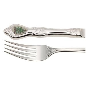 Spode Christmas Tree 20-Piece Stainless Steel Flatware Set, Service for 4