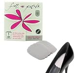 Foot Petals Haute Heelz Heel Cushions Inserts, Silver Rose