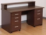 JK�v���� ���փf�X�N �_�u���`�F�X�g�V�X�e���f�X�N �_�[�N�u���E����140cm wd-073