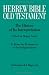 Books : Hebrew Bible/Old Testament: The History of Its Interpretation, V.2: From the Renaissance to the Enlightenment