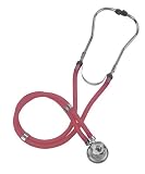 MABIS Legacy Sprague Rappaport-Type Stethoscope, Slider Pack, 30, Magenta Frosted