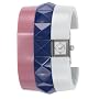 Diesel DZ5162 Acrylic Pink, Grey and Blue Bangle Watch