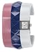 Diesel DZ5162 Acrylic Pink, Grey and Blue Bangle Watch