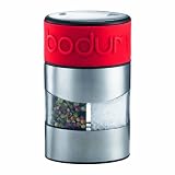 Produkt-Bild: Bodum Twin Salz- und Pfeffermhle, rot [Haushaltswaren]