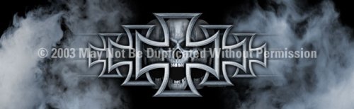 ClearVue Graphics Window Graphic - 16x54 Iron Cross TAT-045-16-54
