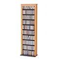 Oak/Black Slim Barrister Tower