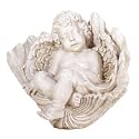 SEASHELL SLUMBERER STONE FINISH FIGURINE FIGURE STATUE