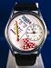 Whimsical Watches Women's Bunco Red Leather Watch #S0430001