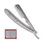 Parker SR1 Stainless Steel Straight Edge Razor and 5 Shark Super Stainless blades