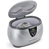 Magnasonic Professional Ultrasonic Polishing Jewelry Cleaner with Digital Timer for Cleaning Eyeglasses, Watches, Rings, Necklaces, Coins, Razors, Dentures, Combs, Tools, Parts, Instruments (MGUC500)