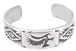 Southwestern Style Phoenix Pewter Cuff Bracelet