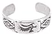 Southwestern Style Phoenix Pewter Cuff Bracelet