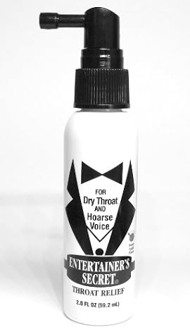 Entertainer's Secret Dry Throat and Hoarse Voice Relief Spray