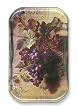 A Bunch of Grapes Hanging on a Wall - Rectangle Glass Paperweight (2-1/2" x 4" x 1")
