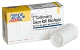 First Aid Only 2" Conforming Gauze Roll Bandage, 2-Count Boxes (Pack of 10)
