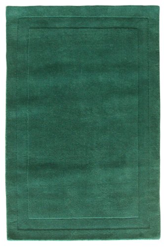 Jovi Home Carved Hand-tufted Rug 3.25-Foot-by-5-Foot, Teal