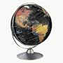 Starlight 12" Black Ocean Color World Globe