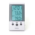 Oregon Scientific THT312 Indoor/Outdoor Thermometer Clock with Wired Probe