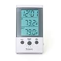 Oregon Scientific THT312 Wired Indoor/Outdoor Thermometer and Clock