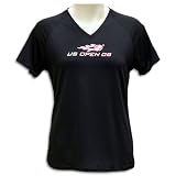 US Open 2008 Women's Under Armour Tech V-neck - Black