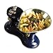 ICD Kitchen Scales in Cast Iron with Chrome Scoop, Black