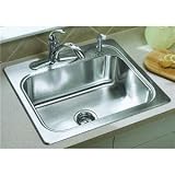 Sterling 11405-4 Single Bowl Sink 8 Deep Stainless Steel