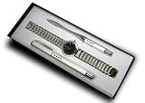 Limit 5065.00 Mens Silver Coloured Watch with Pen and Letter Opener