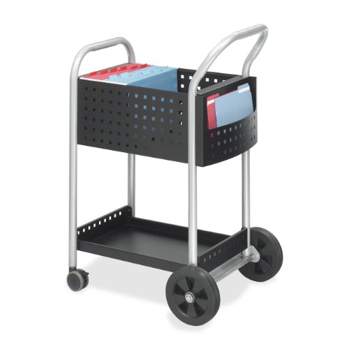 Safco 5238BL Scoot Mail Cart, 20