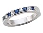 0.70 cttw Karina B(tm) Genuine Sapphire Band - Platinum, 18kt White or Yellow Gold