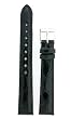 Watch Band Handmade Genuine Crocodile Black Padded Buckle 12 millimeter Watch Band Handmade Genuine Crocodile Black Padded Buckle 12 millimeter
