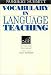 Vocabulary in Language Teaching (Cambridge Language Education) (Cambridge Language Education)