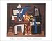 Rare Pablo Picasso Three Musicians Poster Art Huge - 22