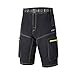 Ynport Men's Fast Dry Loose Fit MTB Shorts Mountain Bike Cycling Pants with Belt(No Padding)