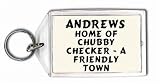 Andrews: Home Of Chubby Checker - A Friendly Town Keychain