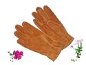Women's Washable suede Leather Garden Gloves, Sold By 3 Pairs