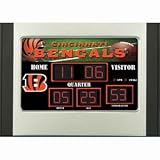 Cincinnati Bengals Scoreboard Desk & Alarm Clock