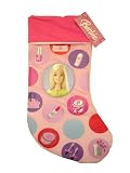 18 Pink Polka Dot Barbie Doll Fashion Plush Christmas Stocking #BA0124