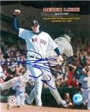 Derek Lowe autographed photo Fenway No Hitter (Boston Red Sox) 8x10