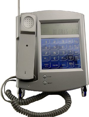 Electronics: Touch Panel Backlight telephone w/radio